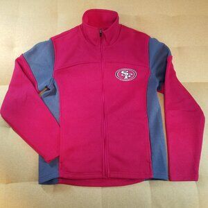 San Francisco 49ers Knit Full Zip Sweater - Mens Small (SFN0017)